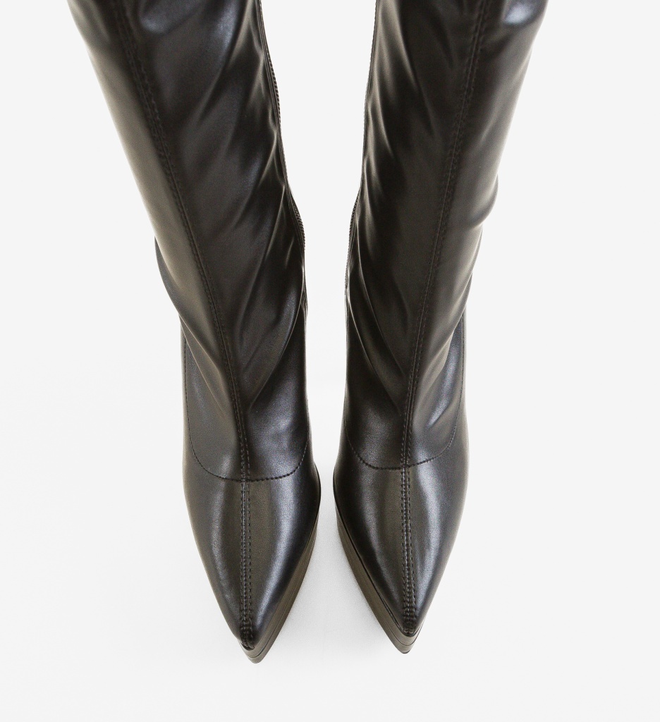 Botine Dama Kazmire Negre - Eleganță și Confort - imagine 9