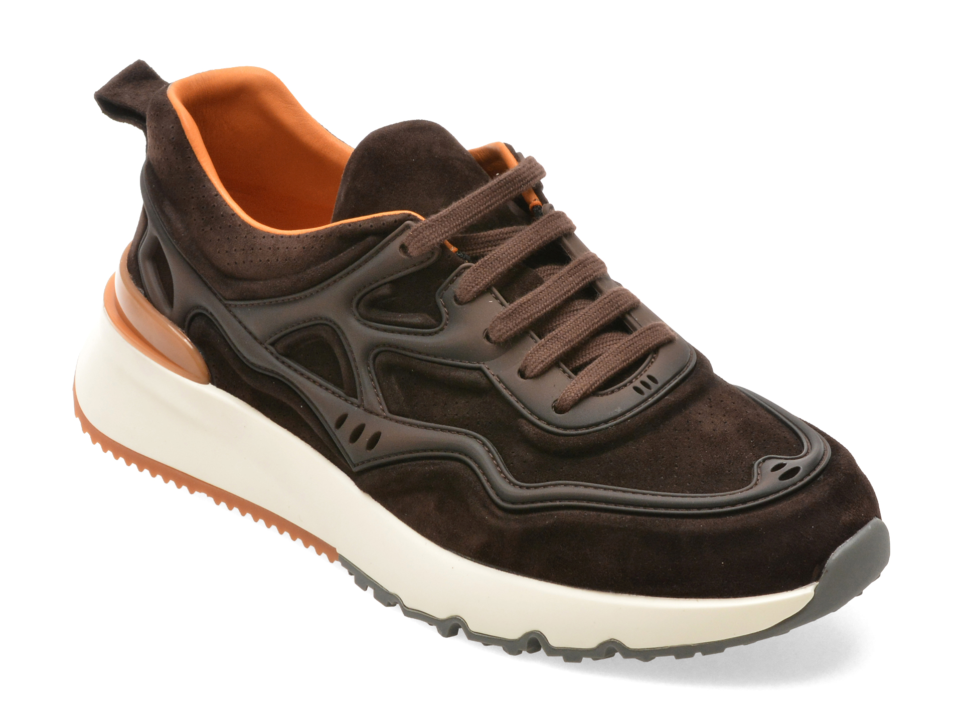 Pantofi Sport Epica Maro Piele Intoarsa