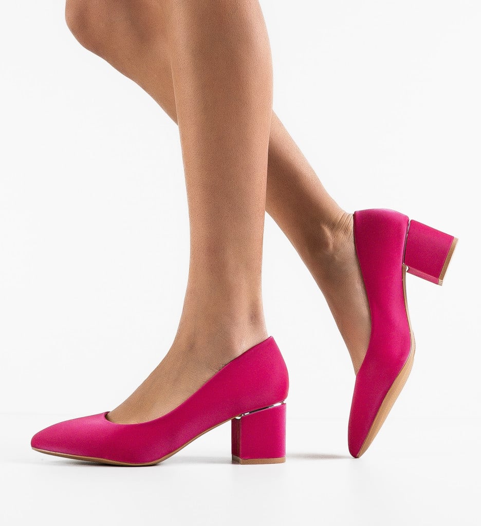 Pantofi cu Toc Fuchsia Berry - Eleganță și Stil - imagine 8