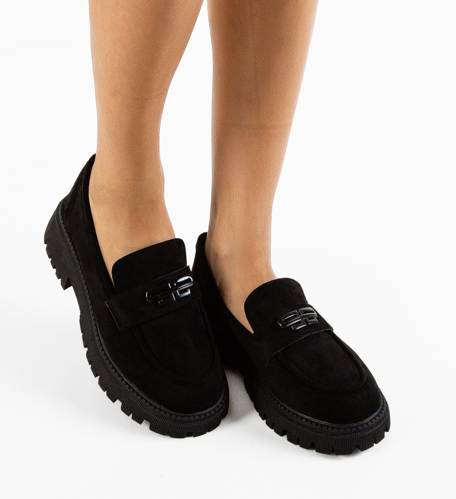 Pantofi Negri Dama Jewel | Stil si Confort - imagine 3