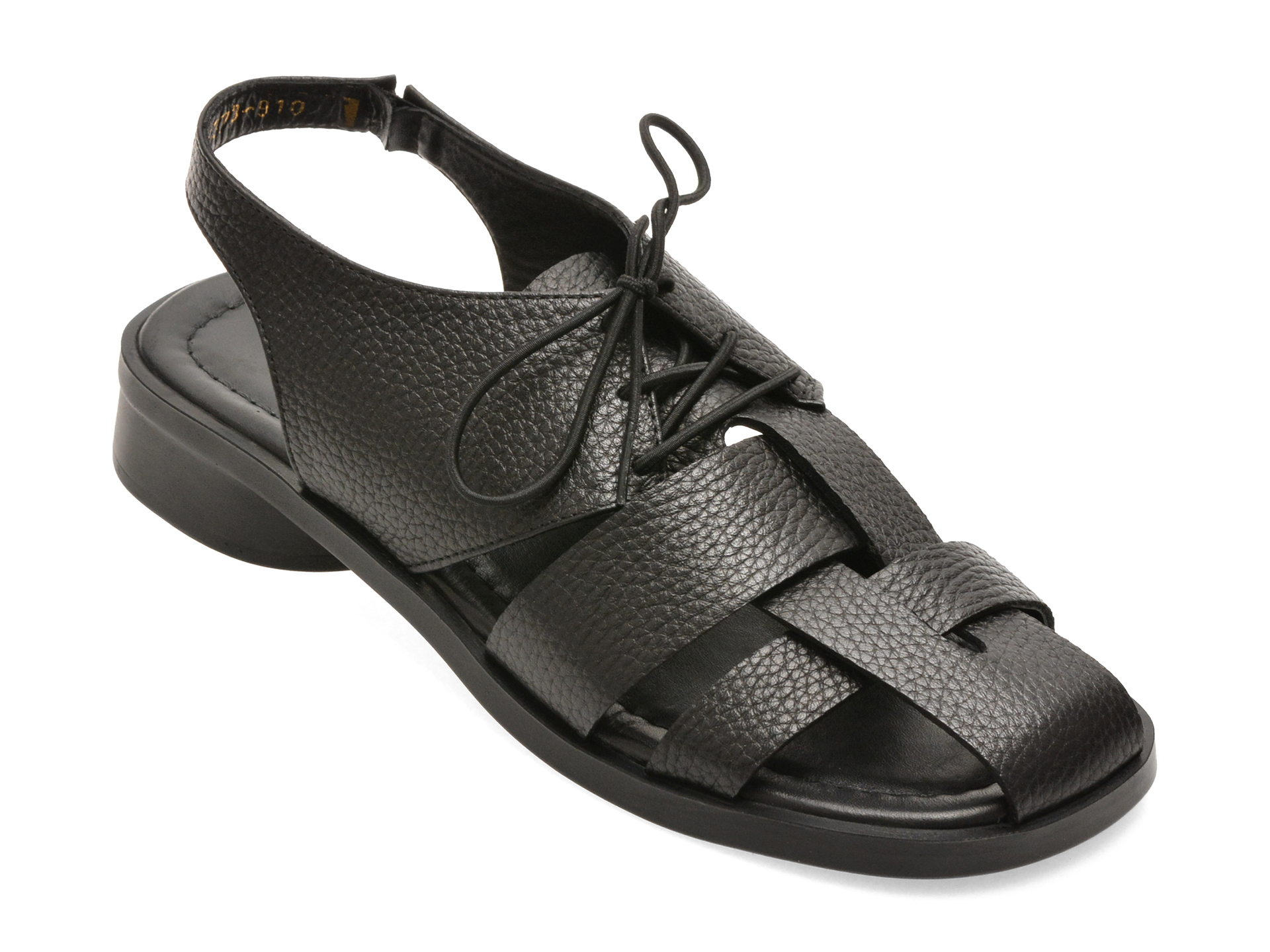 Sandale EPICA Negre din Piele Naturală