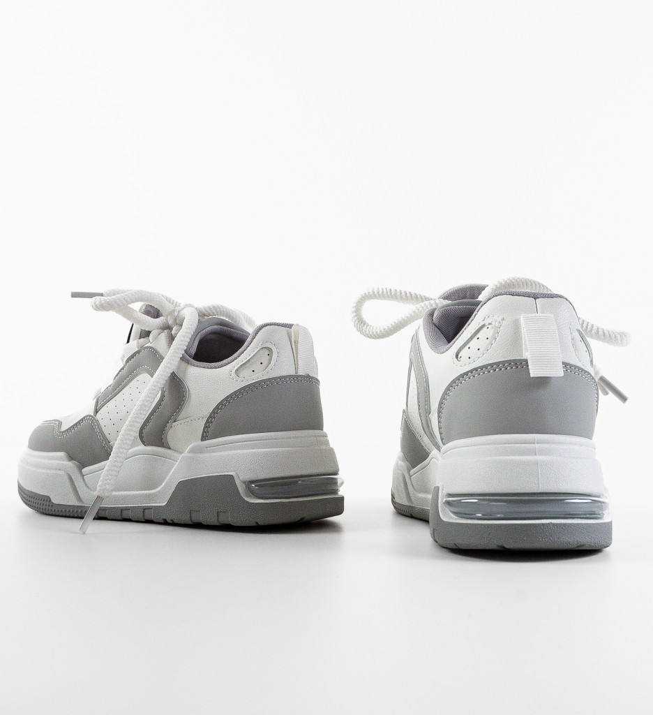 Sneakers Dama Asfie Gri - Confort și Stil - imagine 5
