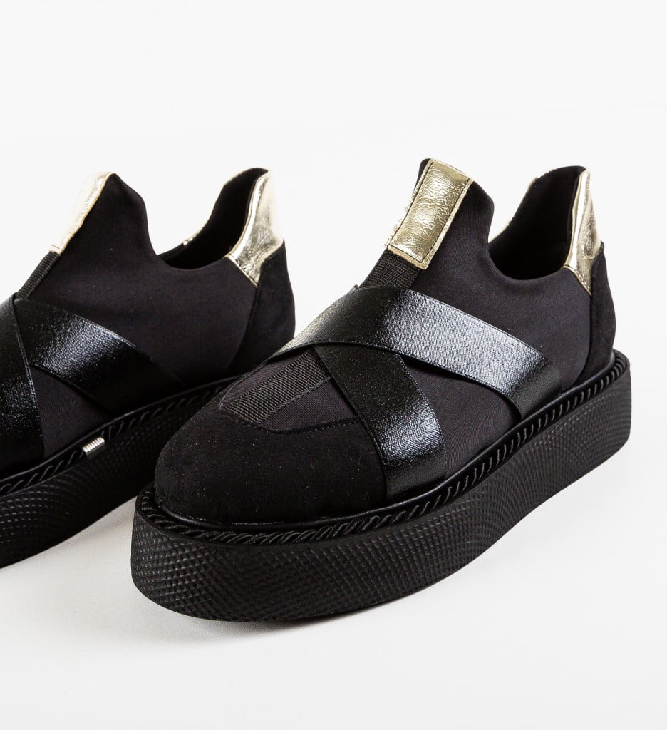 Pantofi Casual Buubu Negri - Confort și Stil - imagine 10