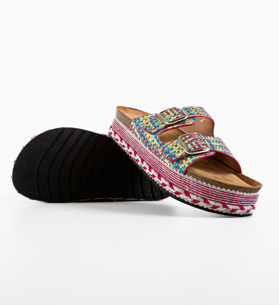 Papuci Dama Miller Fuchsia | Confort & Stil - imagine 6