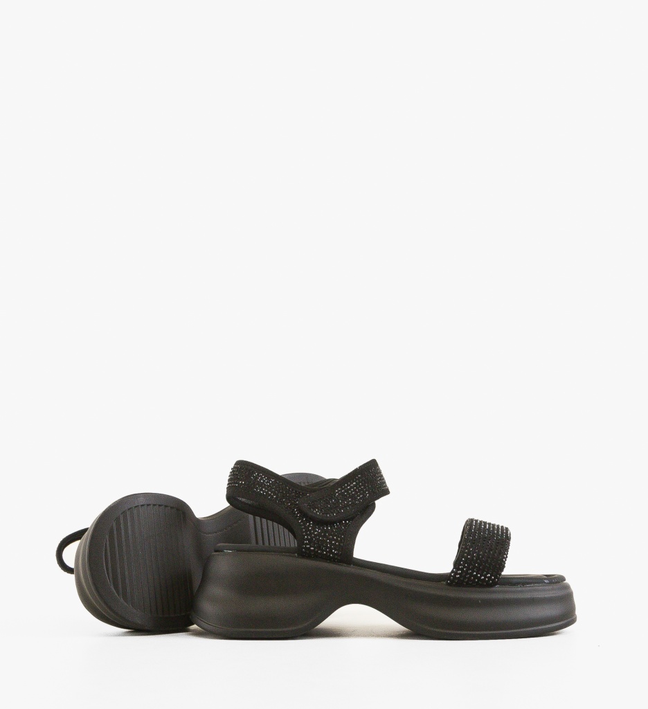 Sandale dama Ross Negre Elegante - imagine 3
