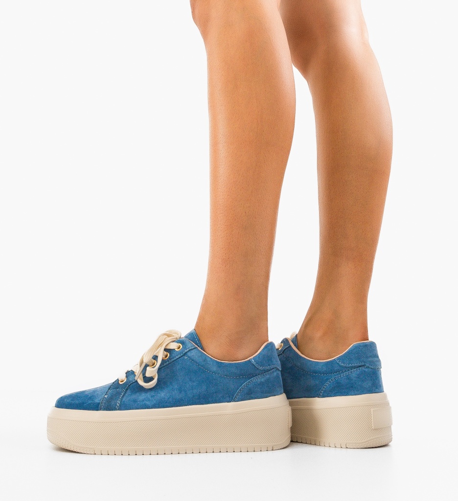 Sneakers Daravo Dama Albastri | Confort și Stil - imagine 3