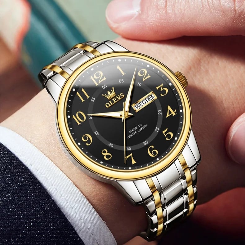 Ceas Barbatesc Olevs CS1581 Elegant - imagine 2