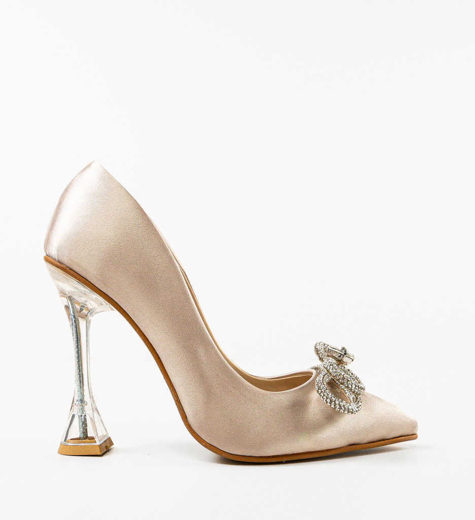 Pantofi Toc Lelery Bej - Eleganță și Stil - imagine 2