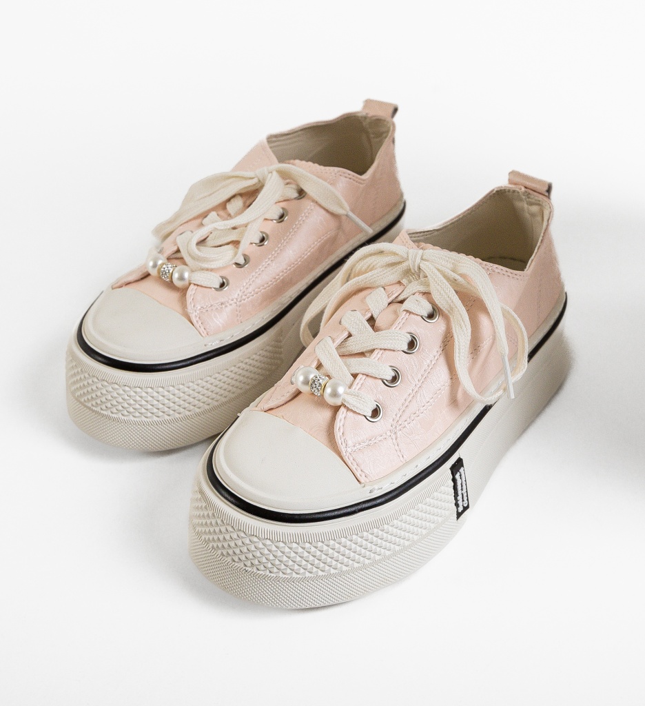 Sneakers Dama Jasmine Roz - Confort și Stil - imagine 7
