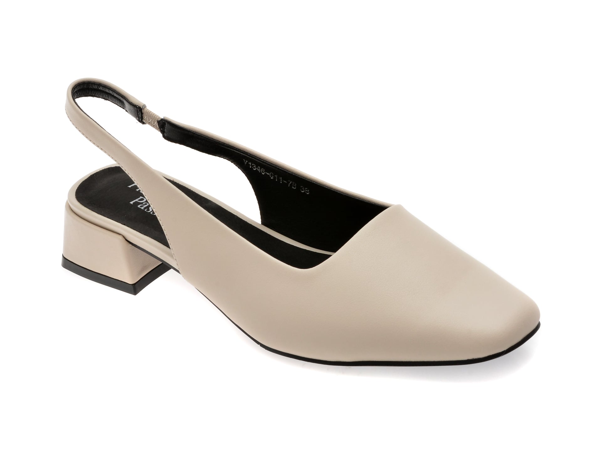 Pantofi FLAVIA PASSINI albi din piele naturală
