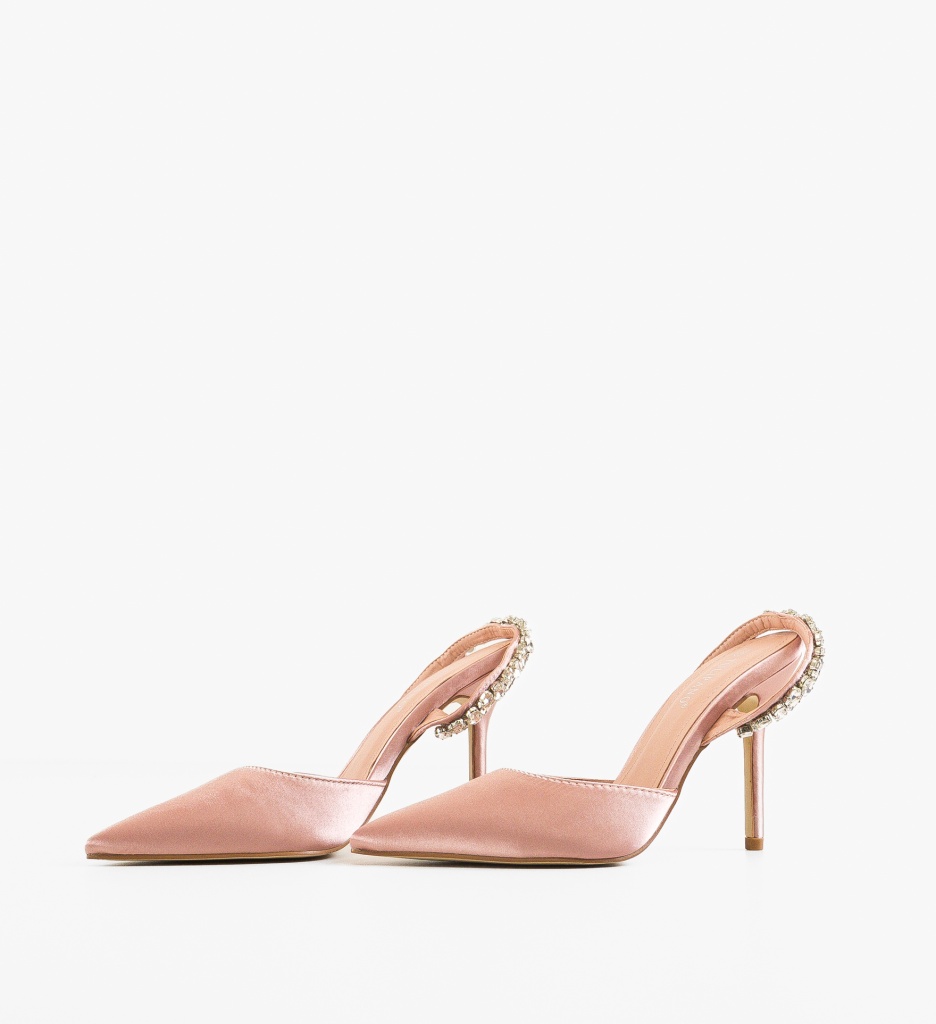 Pantofi Havenot Aurii cu Toc Eleganți - imagine 5
