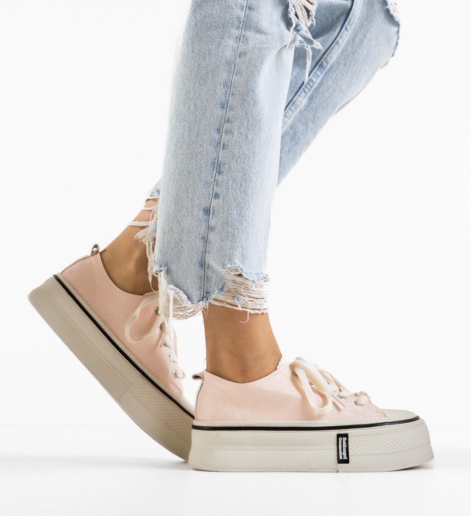 Sneakers Dama Jasmine Roz - Confort și Stil - imagine 2