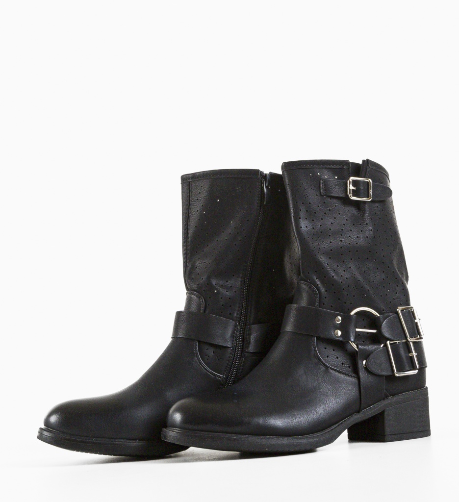 Cizme Keegn Negre Elegante și Confortabile - imagine 6