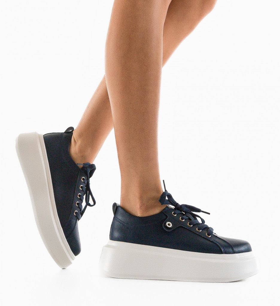 Pantofi Casual Nuandre Bleumarin - Confort și Stil - imagine 2