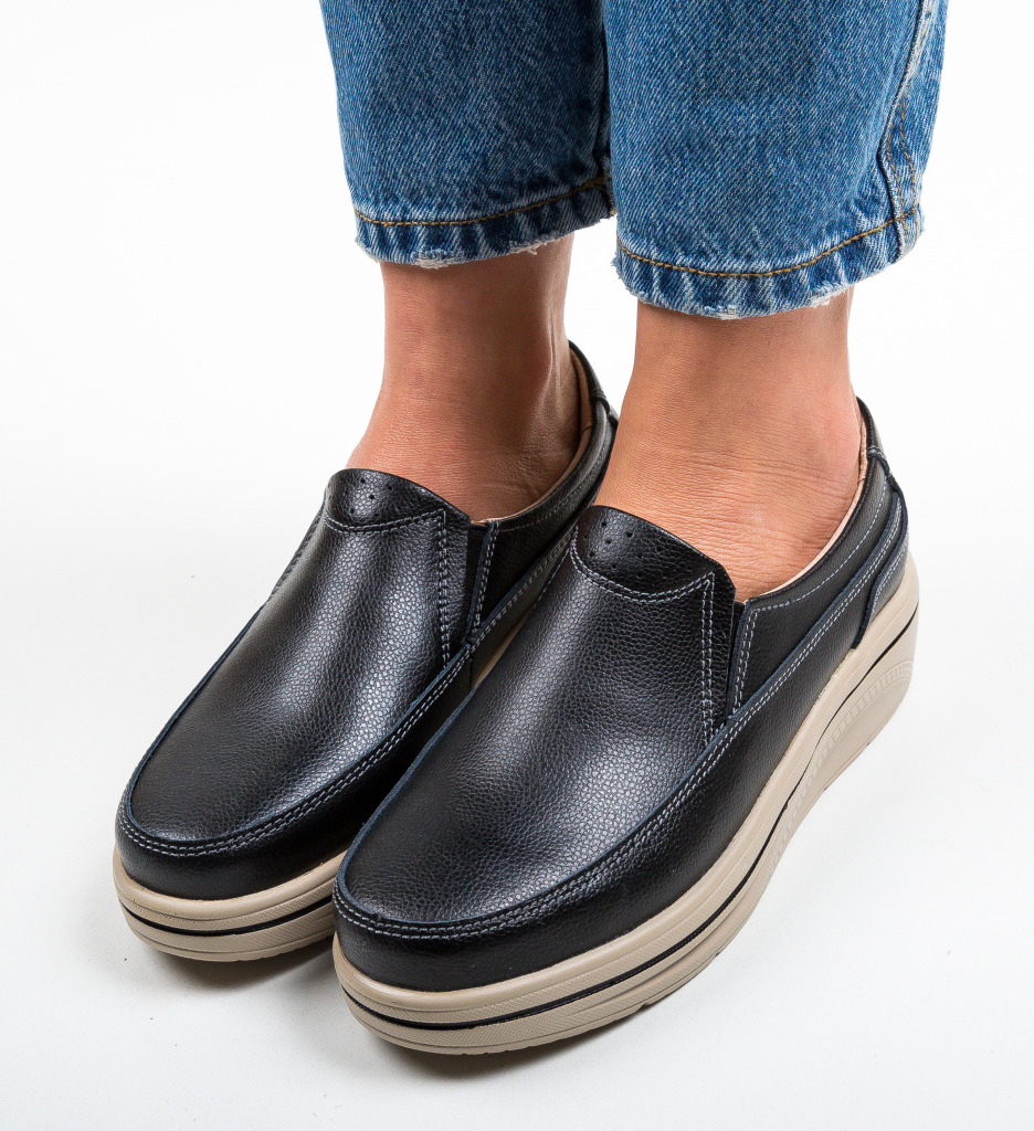 Pantofi Casual Rankin Negri | Stil și Confort - imagine 3
