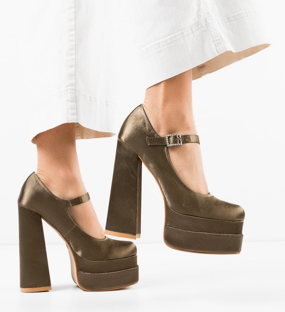 Pantofi Dama Appro Khaki | Eleganți și Moderni