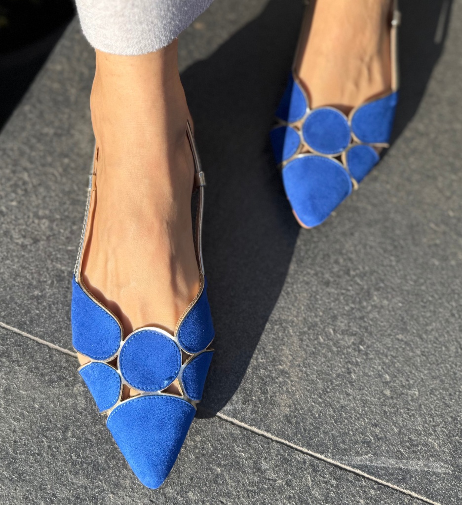 Pantofi dama Xquenda Bleumarin eleganți - imagine 3