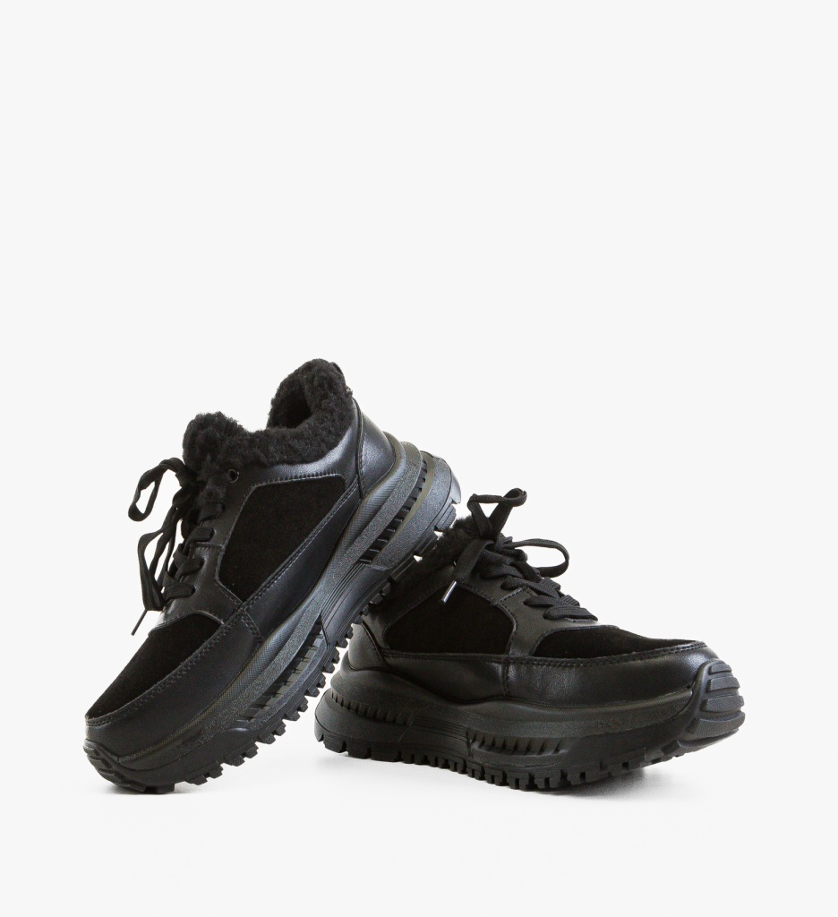 Sneakers Dama Jahe Negre - Confort și Stil Urban - imagine 5