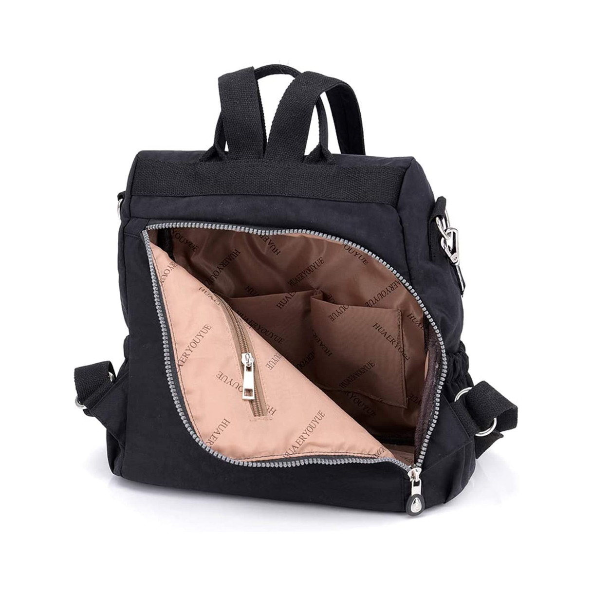 Rucsac Dama Pfy Aila GT1842 Antifurt Negru - imagine 5