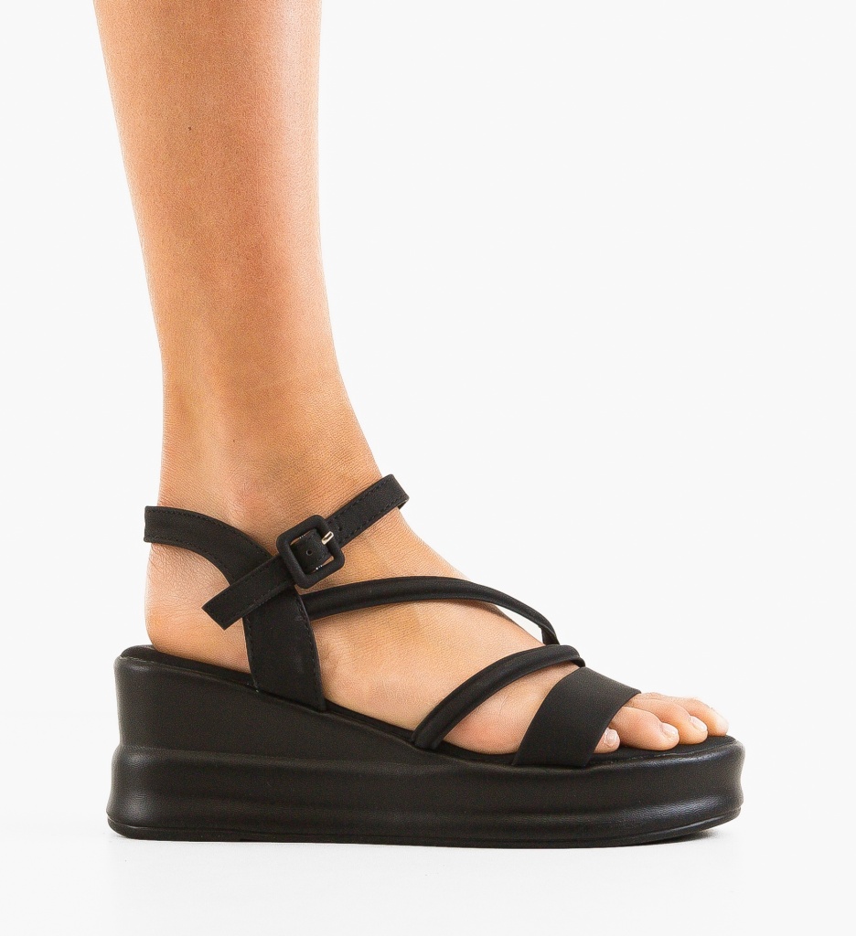 Platforme Dama Patos Negre - Eleganță și Stil - imagine 6