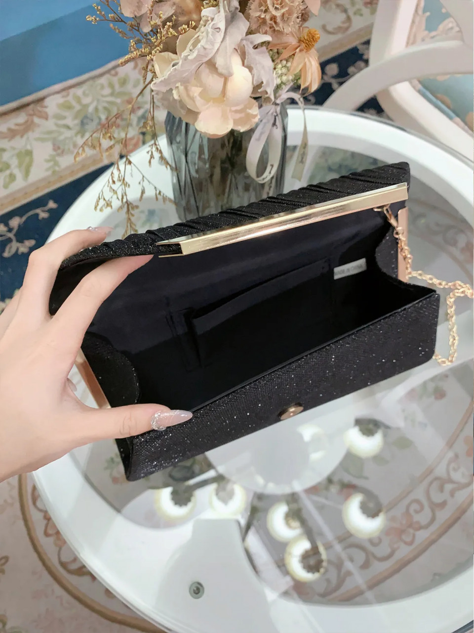 Geanta Ocazie Delis Lysandra - Eleganta Neagra - imagine 6