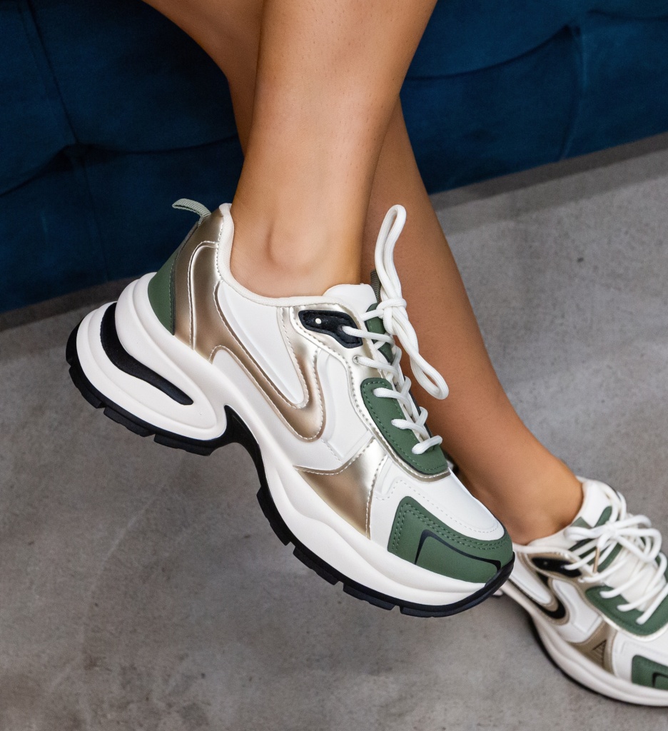 Sneakers Dama Kaya Verzi - Confort și Stil
