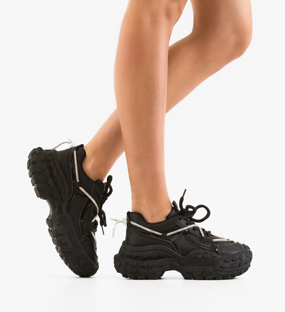 Sneakers dama Yunny Negri - Confort si Stil