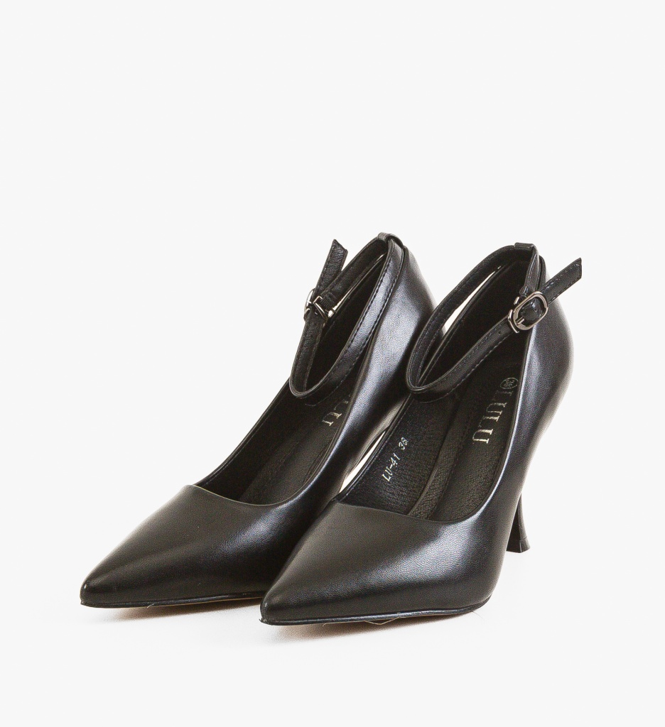 Pantofi cu Toc Opium Negri - Eleganță - imagine 6