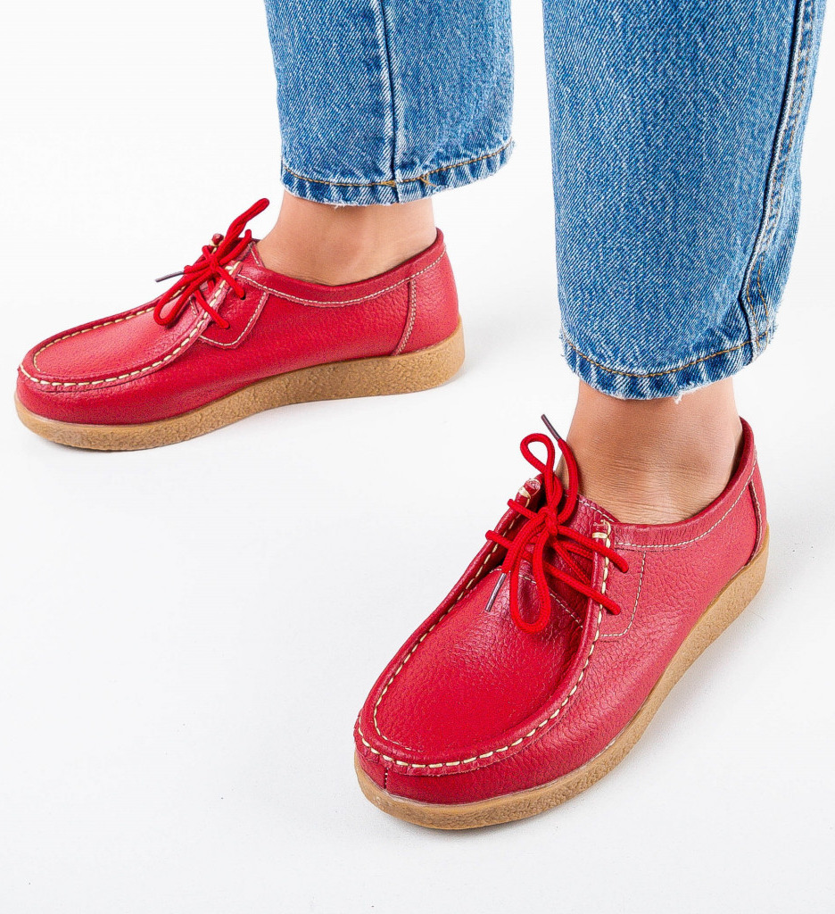 Pantofi Casual Niko Rosii - Stil și Confort - imagine 4