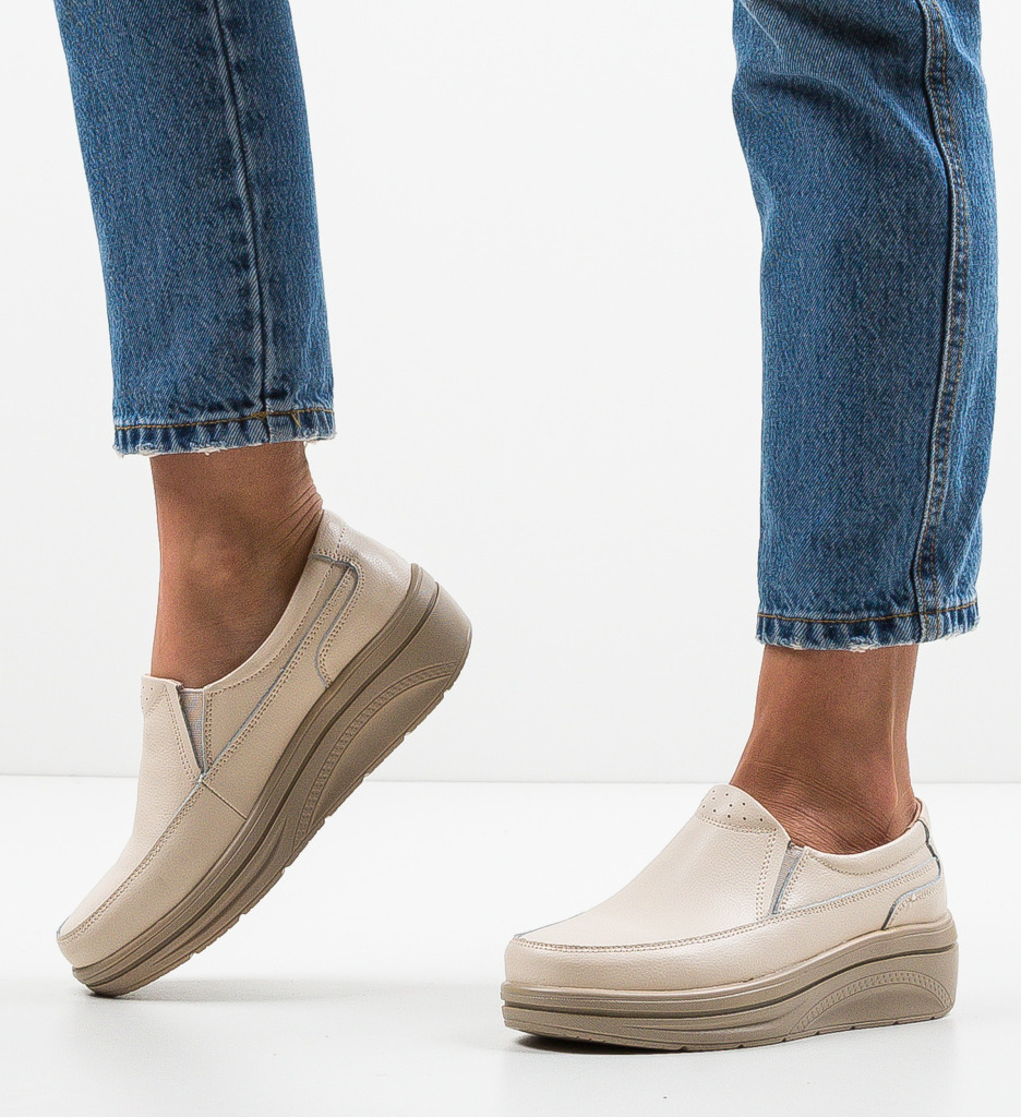 Pantofi Casual Rankin Bej - Confort și Eleganță - imagine 5
