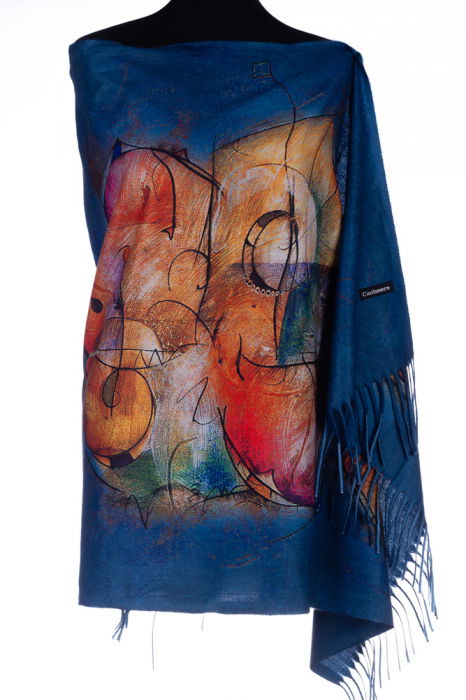 Eșarfă Casmir Shopika | Design Abstract 180cm