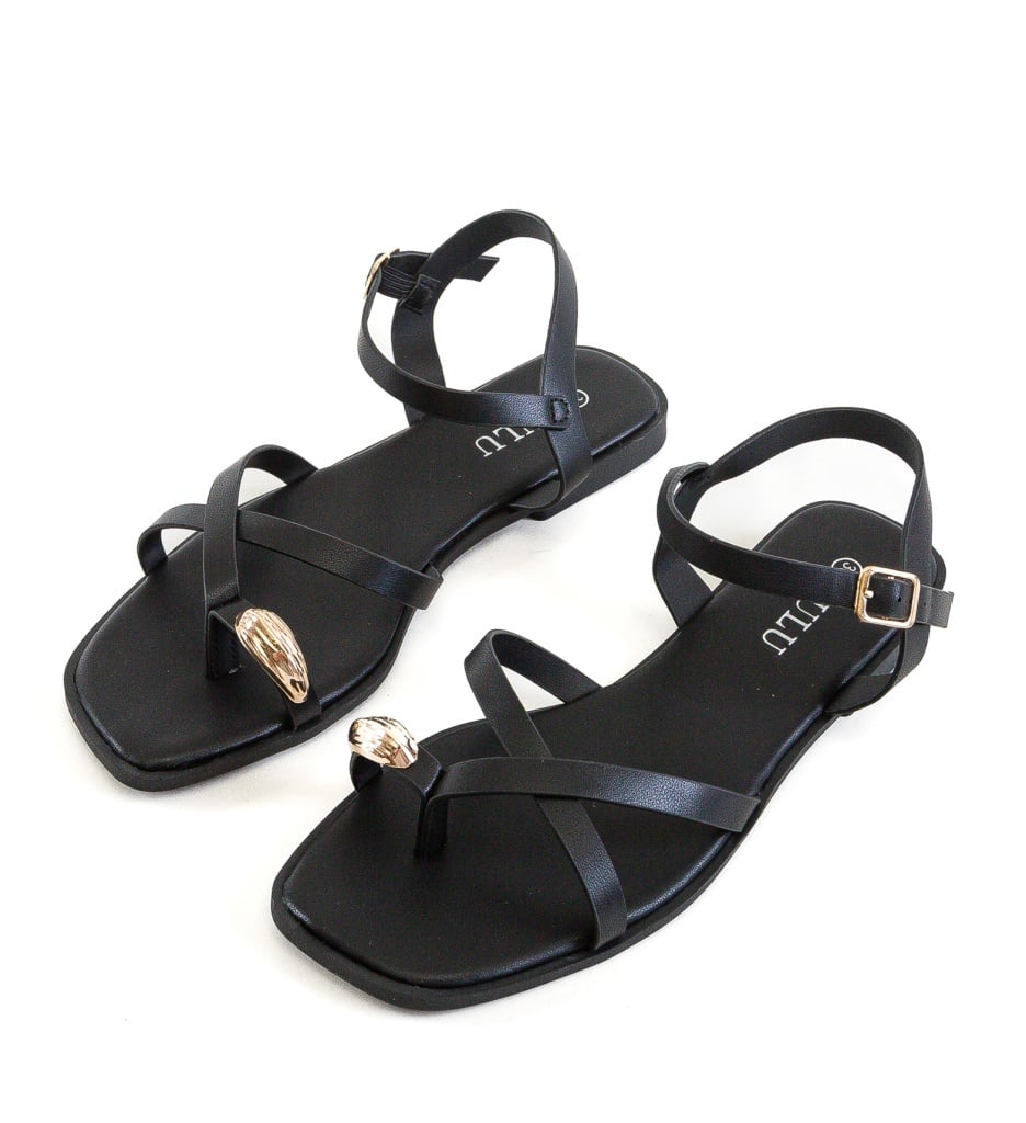 Sandale Dama Belonai Negre – Eleganță și Confort - imagine 2