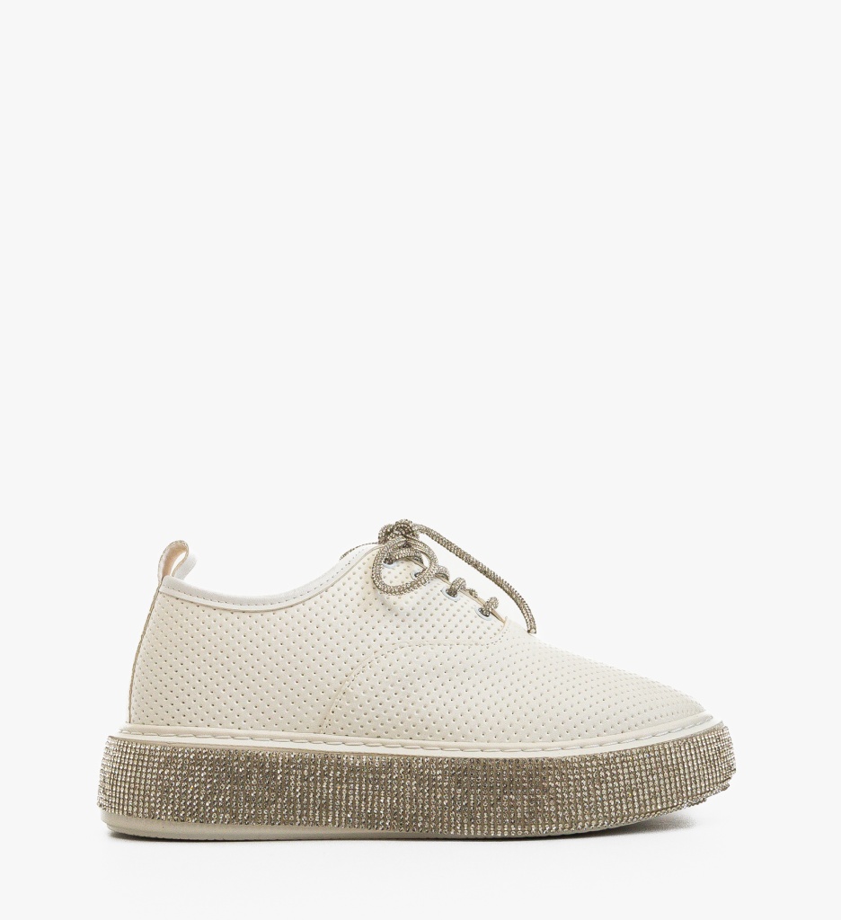 Sneakers Dama Albi Comozi si Stilati - imagine 4