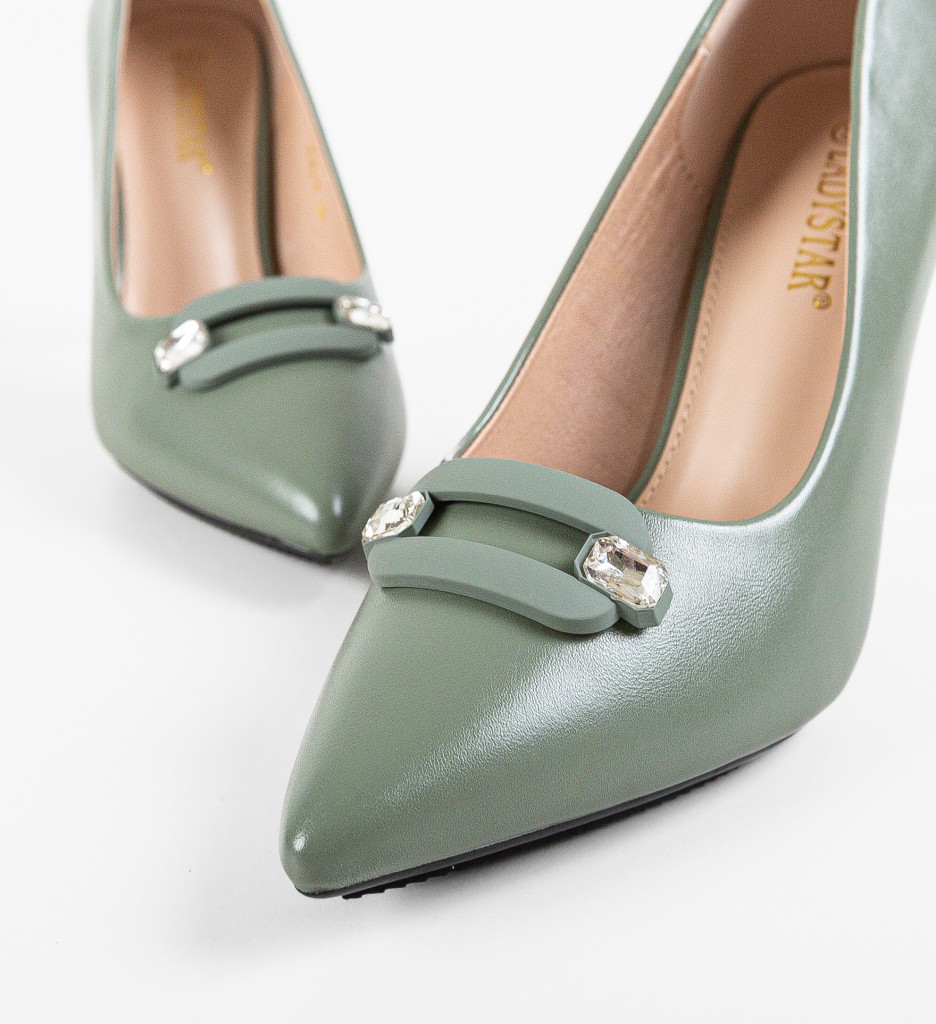 Pantofi Dama Maliro Khaki - Eleganță și Stil - imagine 6
