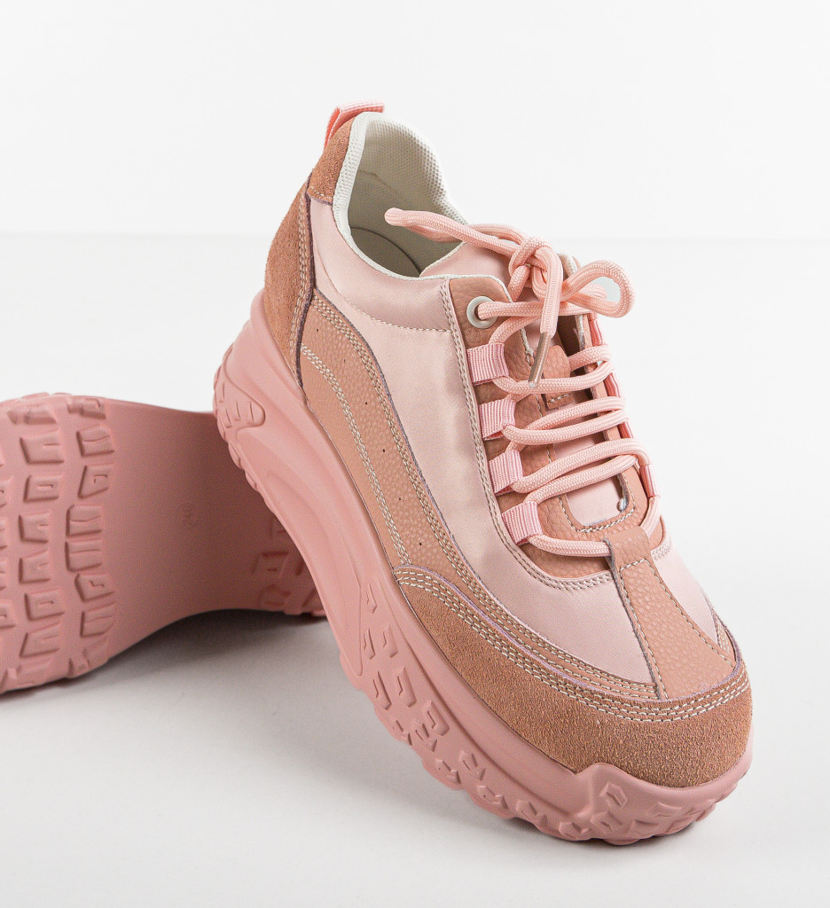 Sneakers Dama Stelhay Roz - Confort și Stil - imagine 6