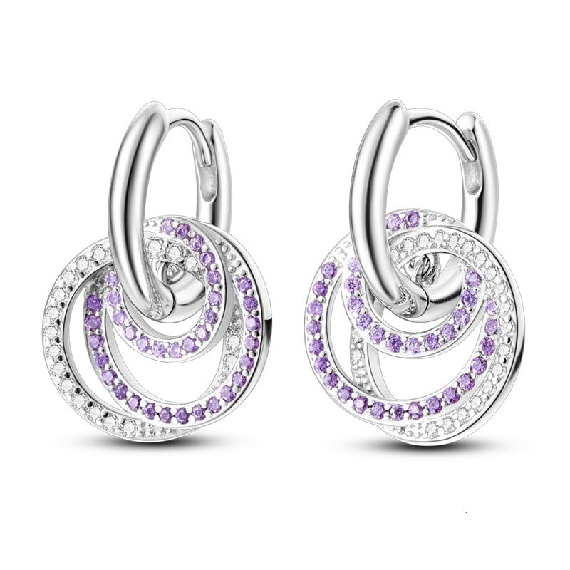 Cercei argint 925 placati cu rodiu Amanda JW592