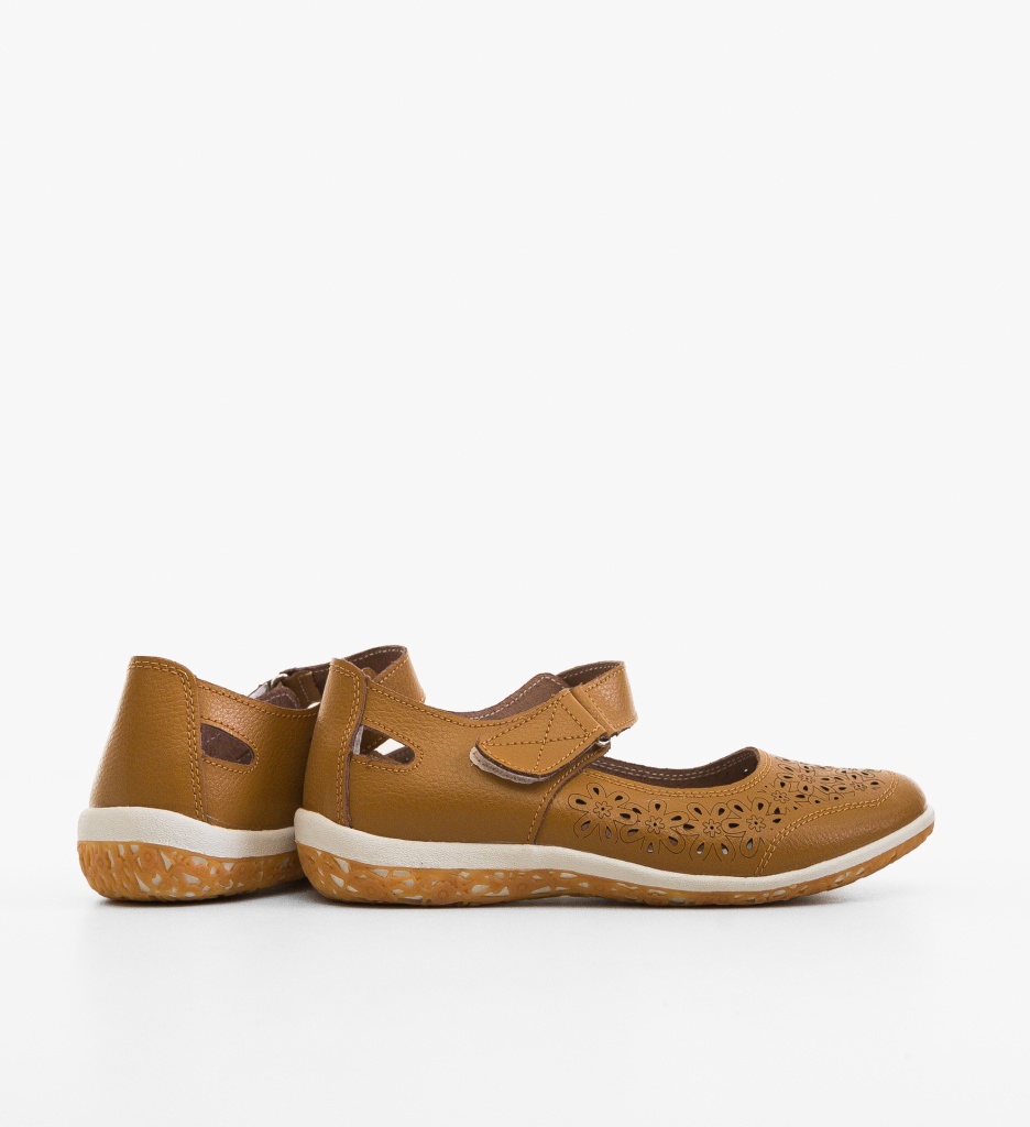 Pantofi Casual Fayvel Camel | Confort & Stil - imagine 4