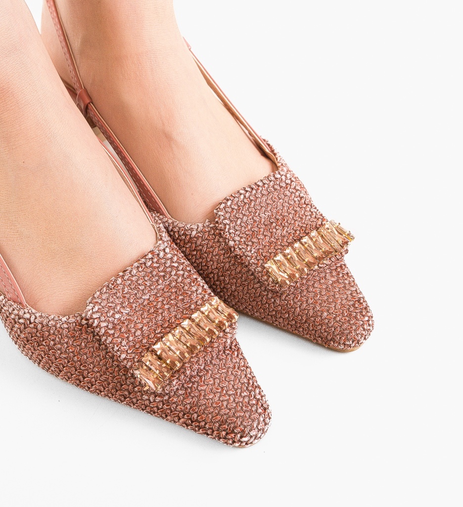 Pantofi Dama Roz cu Toc - Stil și Eleganță - imagine 4