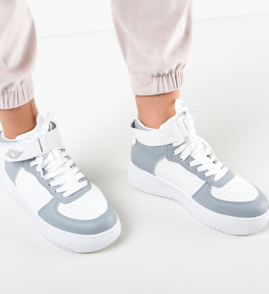 Sneakers Dama Nadir Gri | Confort și Stil - imagine 4