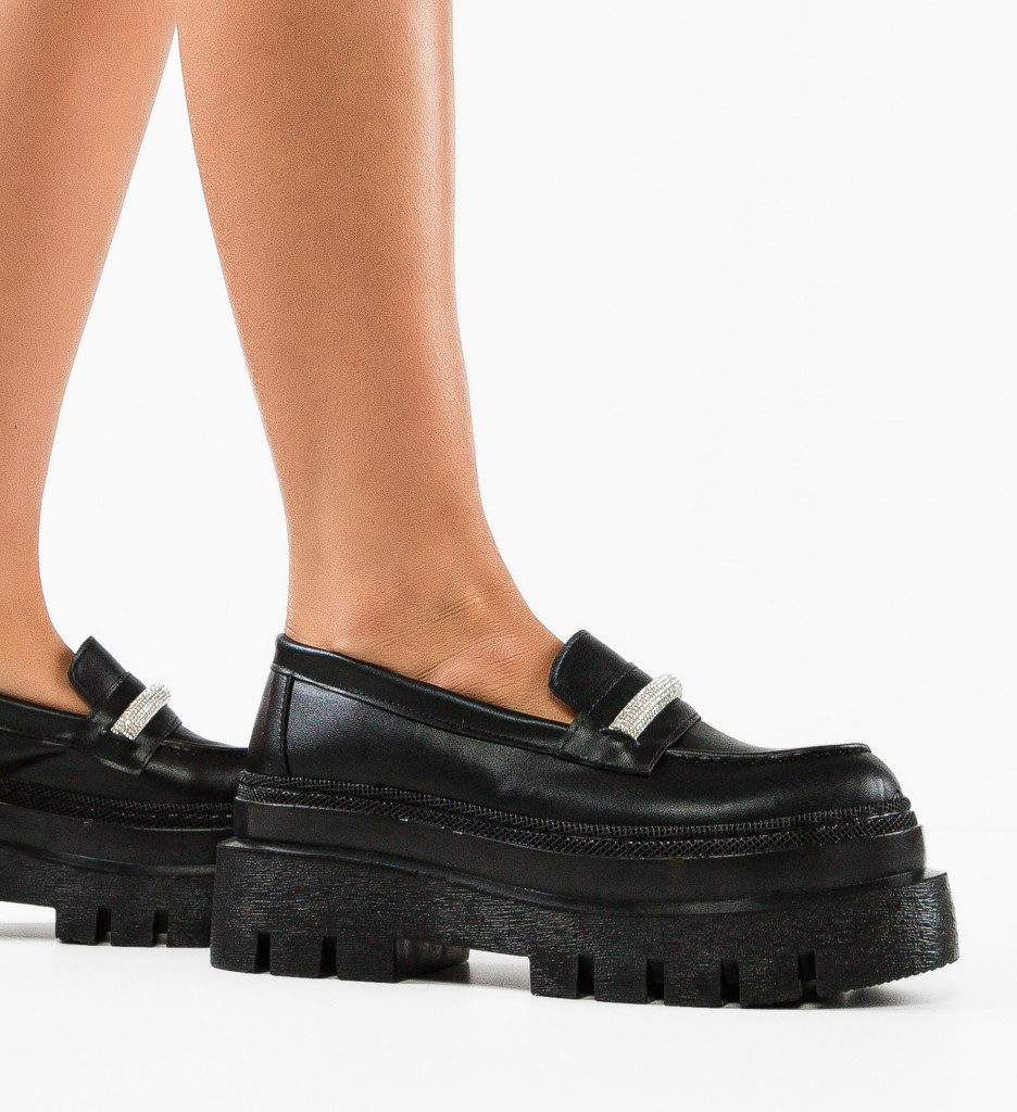 Pantofi Casual Skenara Negri - Confort și Stil - imagine 3