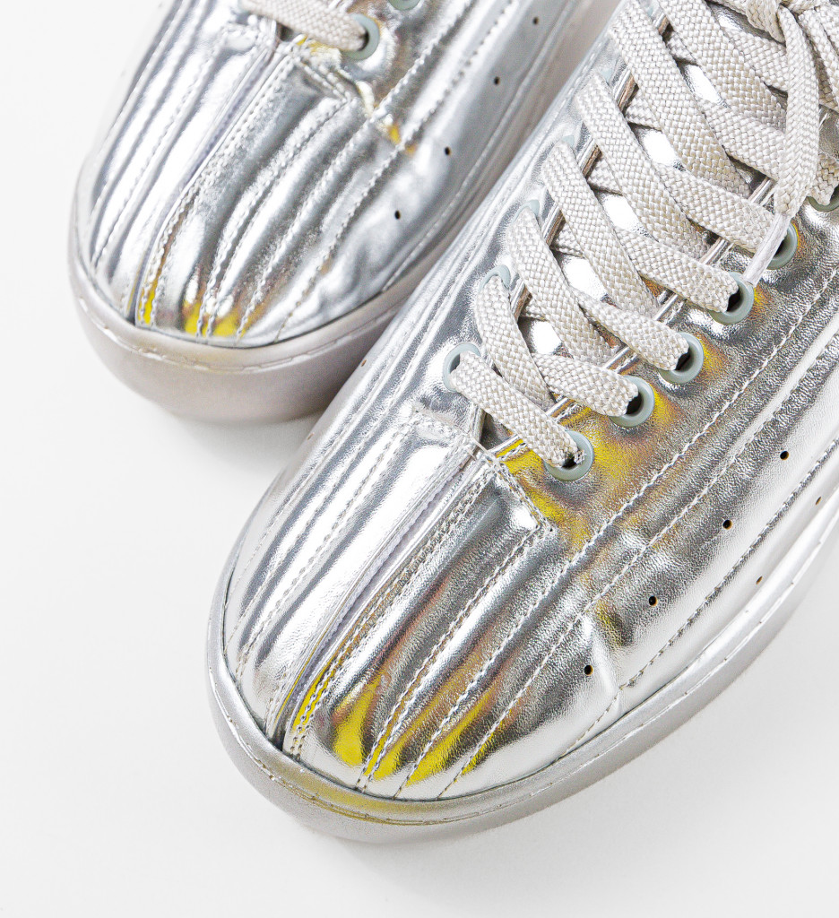 Sneakers Dama Golgar Argintii - Stil și Confort - imagine 8