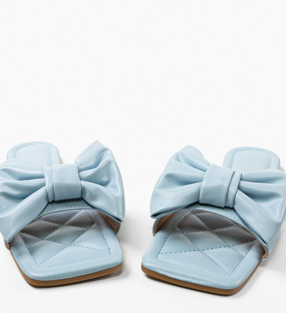 Papuci Brigitte Albastri - Confort & Stil - imagine 7