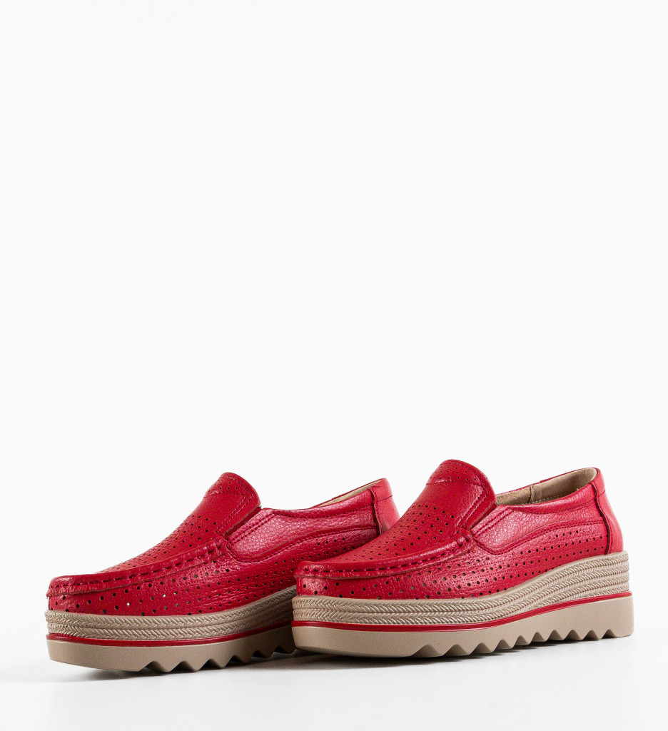 Pantofi Casual Roșii - Stil și Confort Zilnic - imagine 6