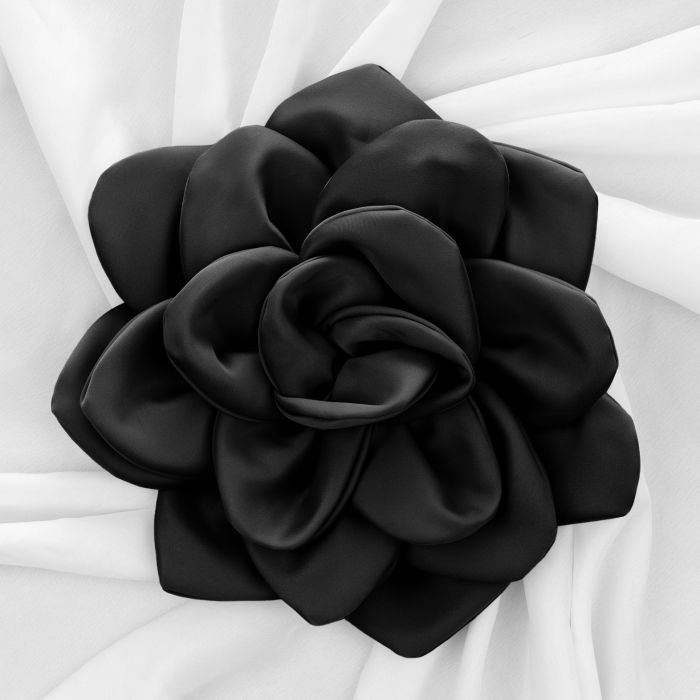 Brosa Floare Neagra | Shopika | Pentru Par si Rever