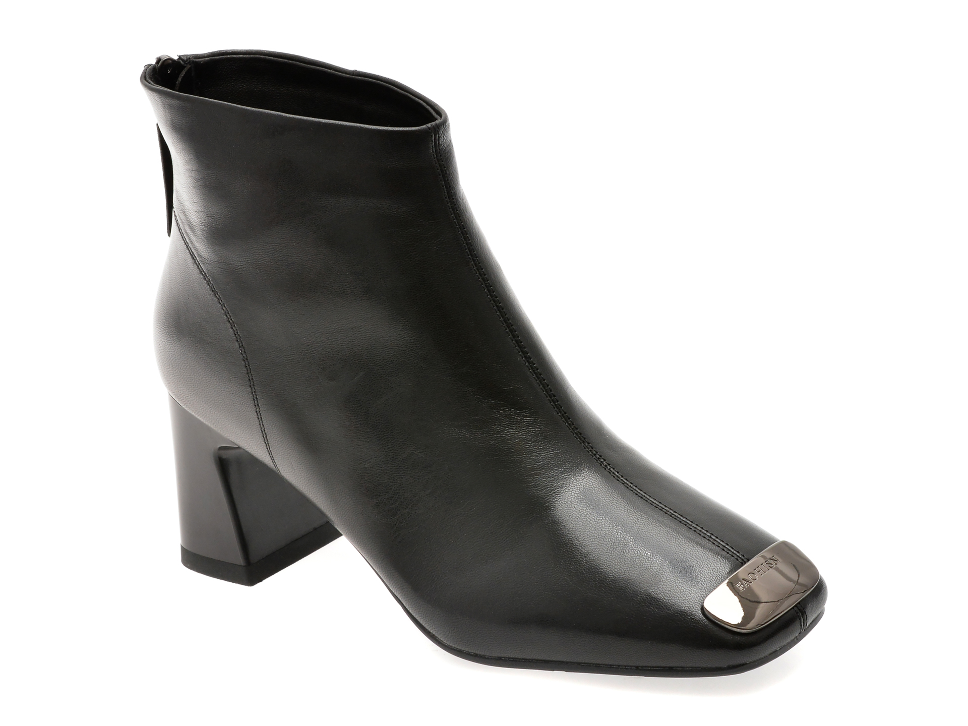 Botine EPICA negre din piele naturală
