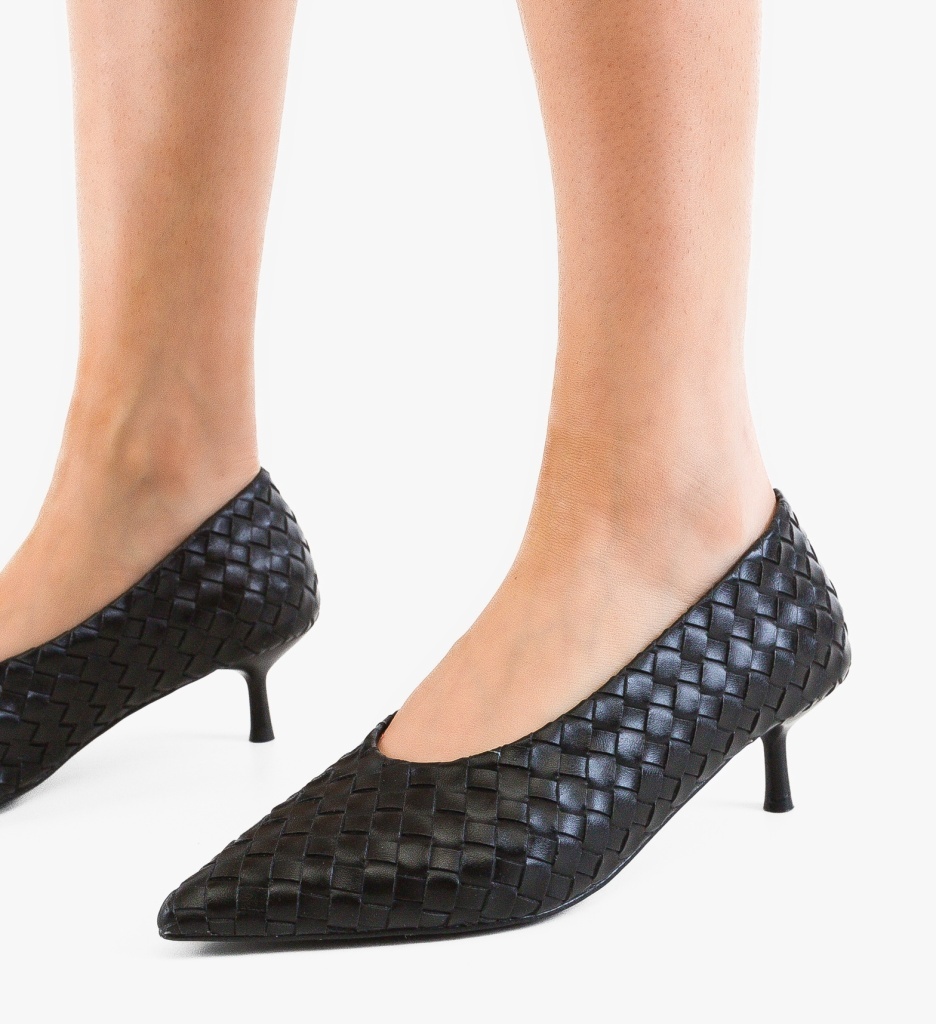 Pantofi Dama Raten Negri Eleganți