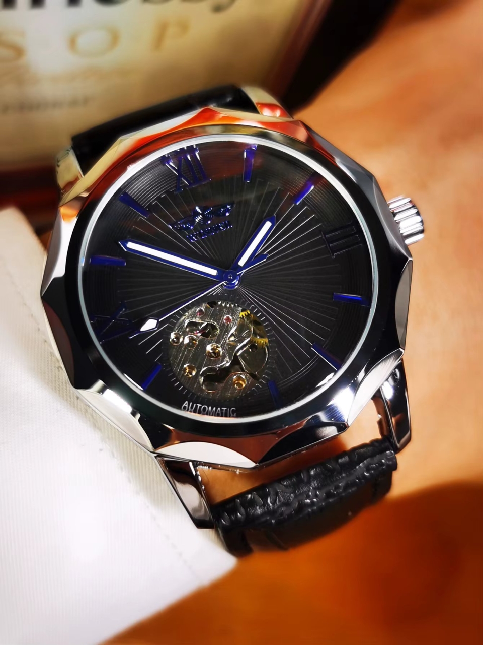 Ceas Barbatesc Winner CS1727 Automatic - imagine 3
