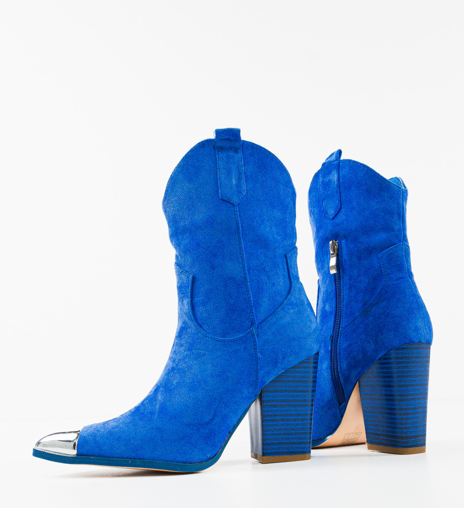 Botine Dama Melda Albastre | Stil si Confort - imagine 4