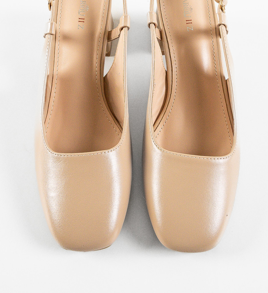 Pantofi Casual Dama Fraser Bej | Confort & Stil - imagine 7