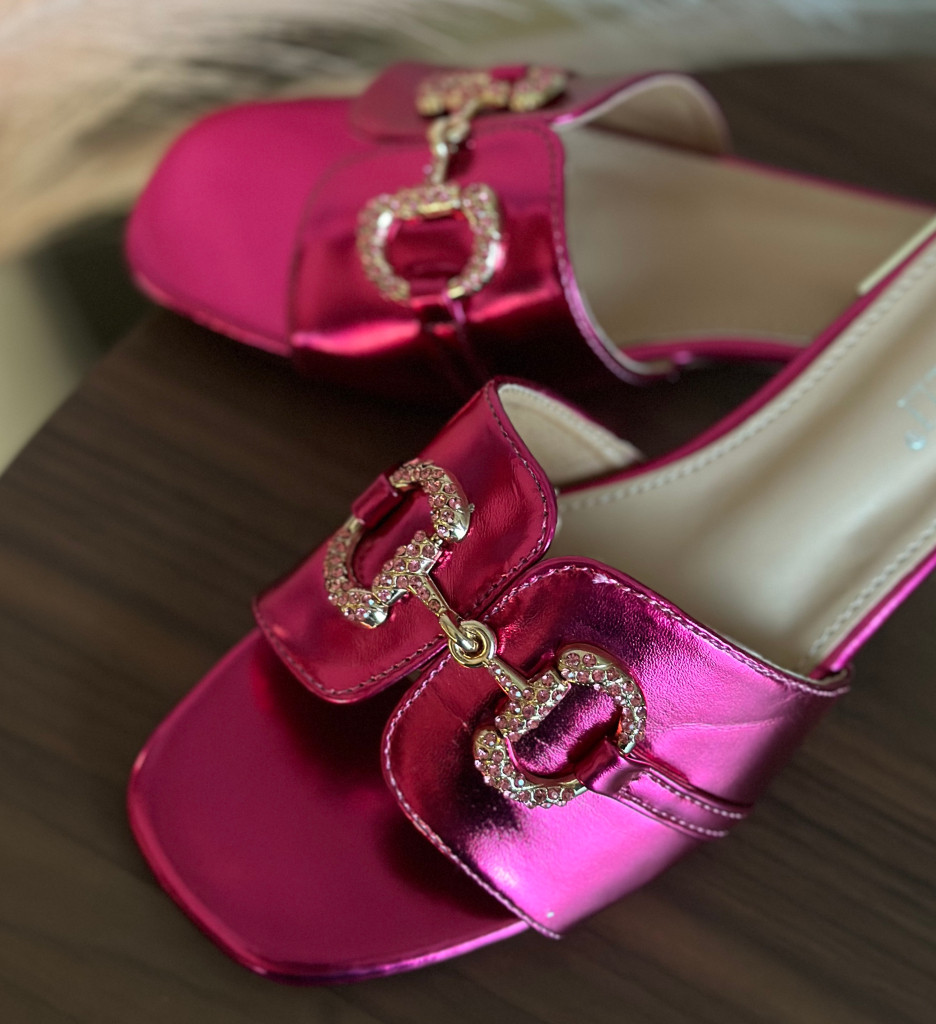Papuci Dama Toyin Fuchsia - Confort și Stil